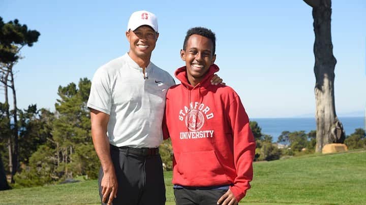 タイガー・ウッズのインスタグラム：「It’s been an amazing experience being a mentor to Sammy. I’m proud of our @TGRFound programs and all the kids we help chase after their dreams. #ChampionsForYouth」