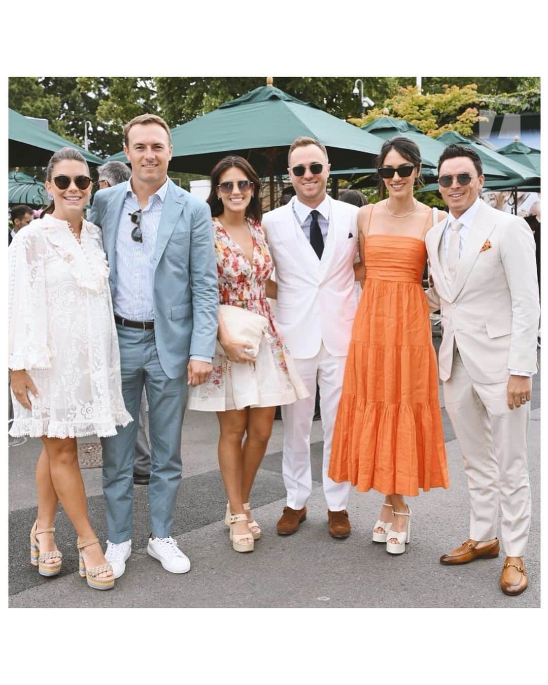 リッキー・ファウラーのインスタグラム：「Game set match @wimbledon you win! A big thank you to @rolex for hosting and showing us an amazing experience! #RolexFamily」