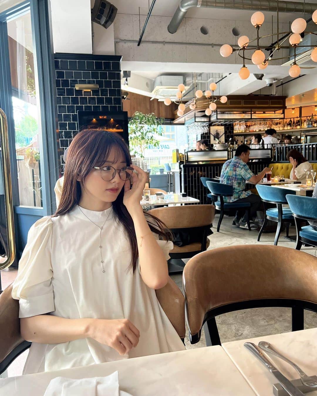 森香澄のインスタグラム：「. 今日は暑すぎましたね…サウナみたいだった…🥺 夏バテ中でも食べられるもの教えてくださいー！」