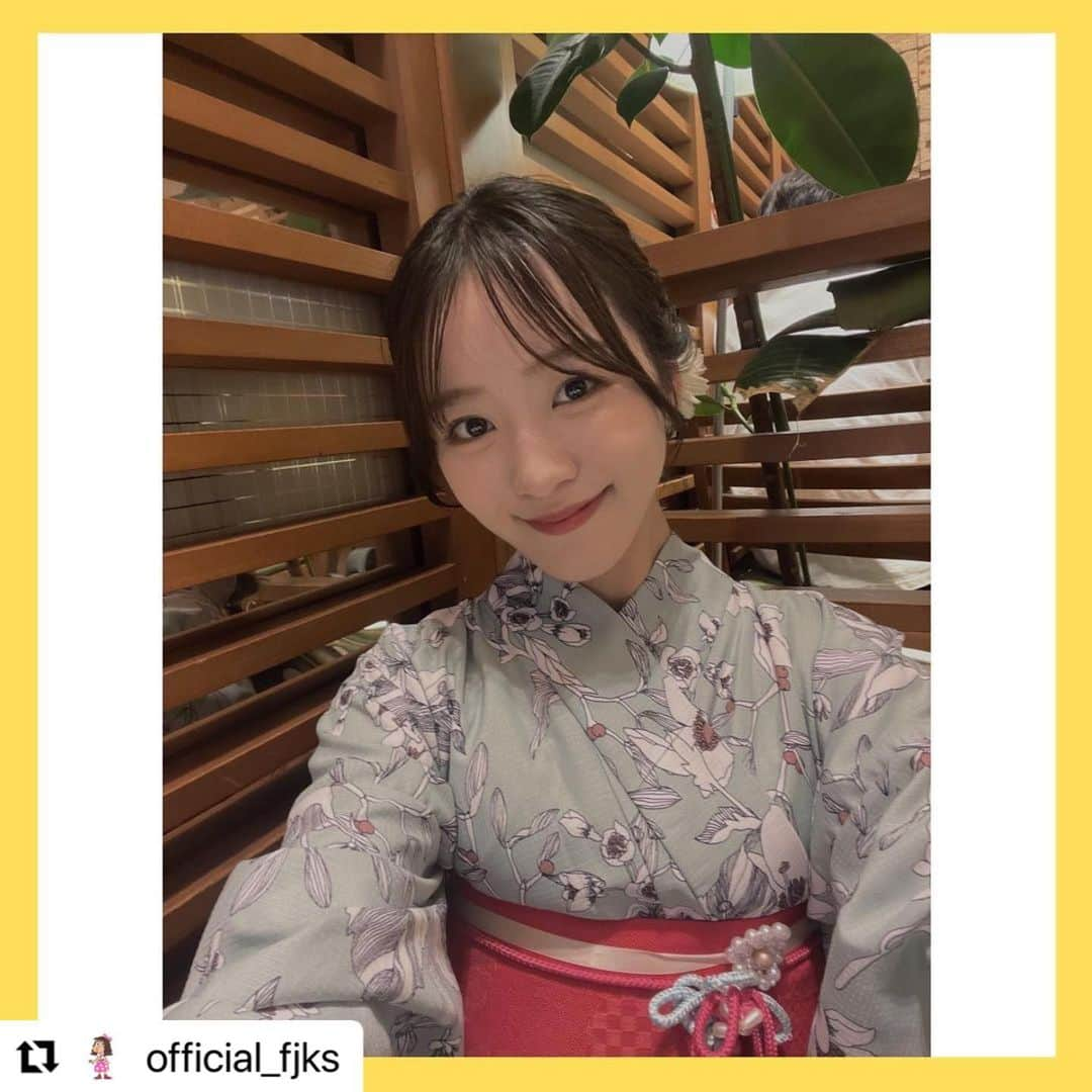 沖玲萌さんのインスタグラム写真 - (沖玲萌Instagram)「#Repost @official_fjks with @use.repost ・・・ ［ by #沖玲萌 ］ 第11回 #オールナイトフジコ ありがとうございました！ 浴衣回でした👘 今回はお休みだった森田さんが可愛かった褒めてくれた😳  番組中にTIF出演決定を知ってびっくり！！！嬉しい〜！！🥳✨️✨️ フジコーズの魅力広めてきます💪  私が紹介したプリンも応募してね〜🍮🤍  #フジテレビ #フジコーズ #沖玲萌 #毎週金曜日 #深夜生放送 #女子大生 #大学生」7月10日 21時28分 - remoni_oki