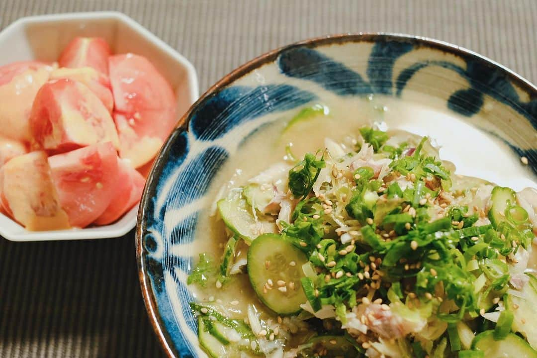 天野月さんのインスタグラム写真 - (天野月Instagram)「冷や汁食べた。レシピはブログまで。」7月10日 22時31分 - tsuki_amano_official