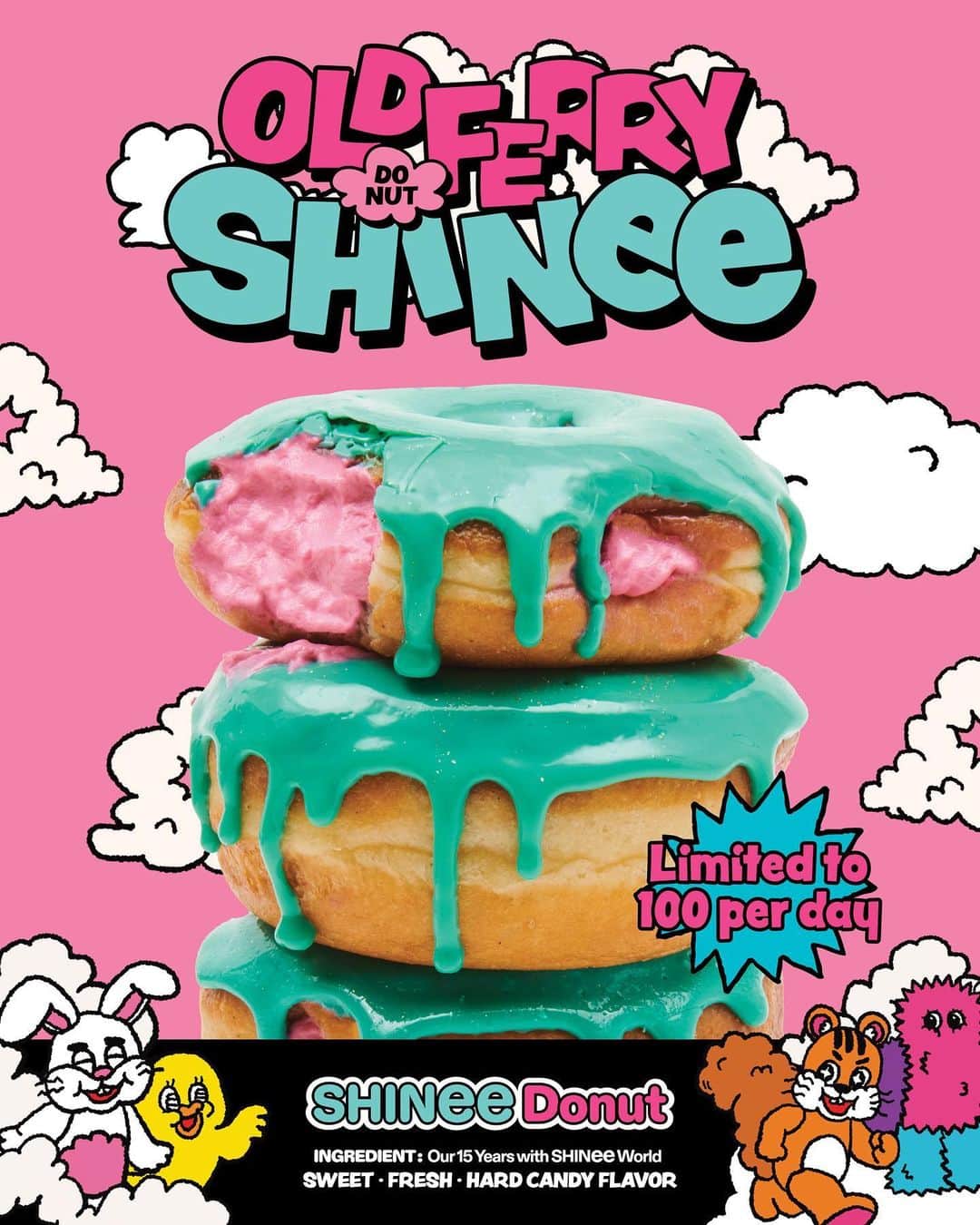 SHINeeさんのインスタグラム写真 - (SHINeeInstagram)「SHINee Donut Launch ➫ 2023.7.13.THU (KST)  #SHINee #샤이니  #올드페리도넛 #OLDFERRYDONUT  #샤이니도넛 #SHINeeDonut #SHINeeXOLDFERRYDONUT」7月11日 0時01分 - shinee