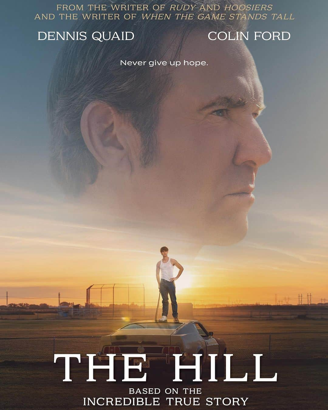 コリン・フォードさんのインスタグラム写真 - (コリン・フォードInstagram)「Never give up hope ⚾️ My new movie THE HILL, based on the inspirational true story, hits theatres AUGUST 25. #TheHillMovie」7月11日 1時07分 - colinford