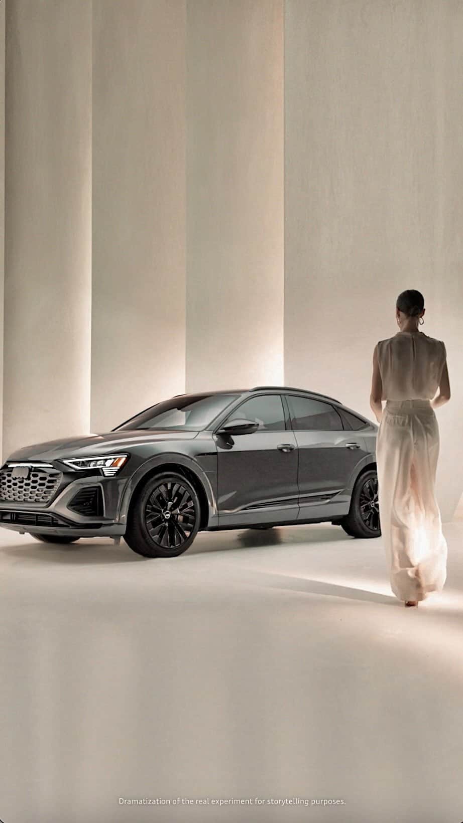 ココ・ロシャのインスタグラム：「The first car I ever owned was an Audi. Since then, I’ve always been drawn to the way the brand embodies the intersection of design, technology and performance. So when @AudiCanada invited me to be among the first to drive their new fully electric Audi Q8 e-tron, while using powerful AI to track my feelings and emotions throughout the experience, I was excited and intrigued by the concept.  In a world full of influencers, the transparency of revealing my genuine emotions on screen makes a progressive statement about how we can share more authentic reactions and connections.  As someone who has strived to push the envelope and redefine what it means to be a model in the digital era, I’m honoured that Audi has included me as part of its new campaign. Look out for more on our partnership and the spectacular A.I. art generated by my personal experience with the new Audi Q8 e-tron.  #ProgressYouCanFeel #ad #AudiCanada」