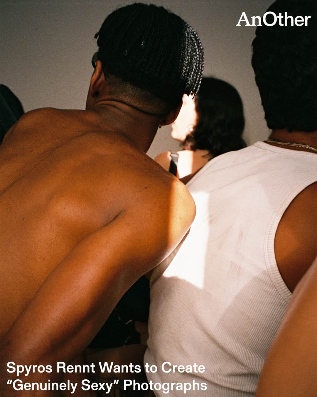 AnOther Magazineのインスタグラム：「Renowned for his frank depiction of friendship, desire and sex – prolific image-maker Rennt has self-published his third photo book, Corporeal ❤️⁠ ⁠ The Berlin-based photographer can plunge you into the heart of a night-out. In his photographs of bodies contorted into strange, tangled shapes, Rennt captures friends, lovers and strangers he finds attractive. “I love creating genuinely sexy images,” he tells @alastair_curtis. Read the interview at the link in bio 📲⁠ ⁠ 📸 Corporeal by Spyros Rennt」