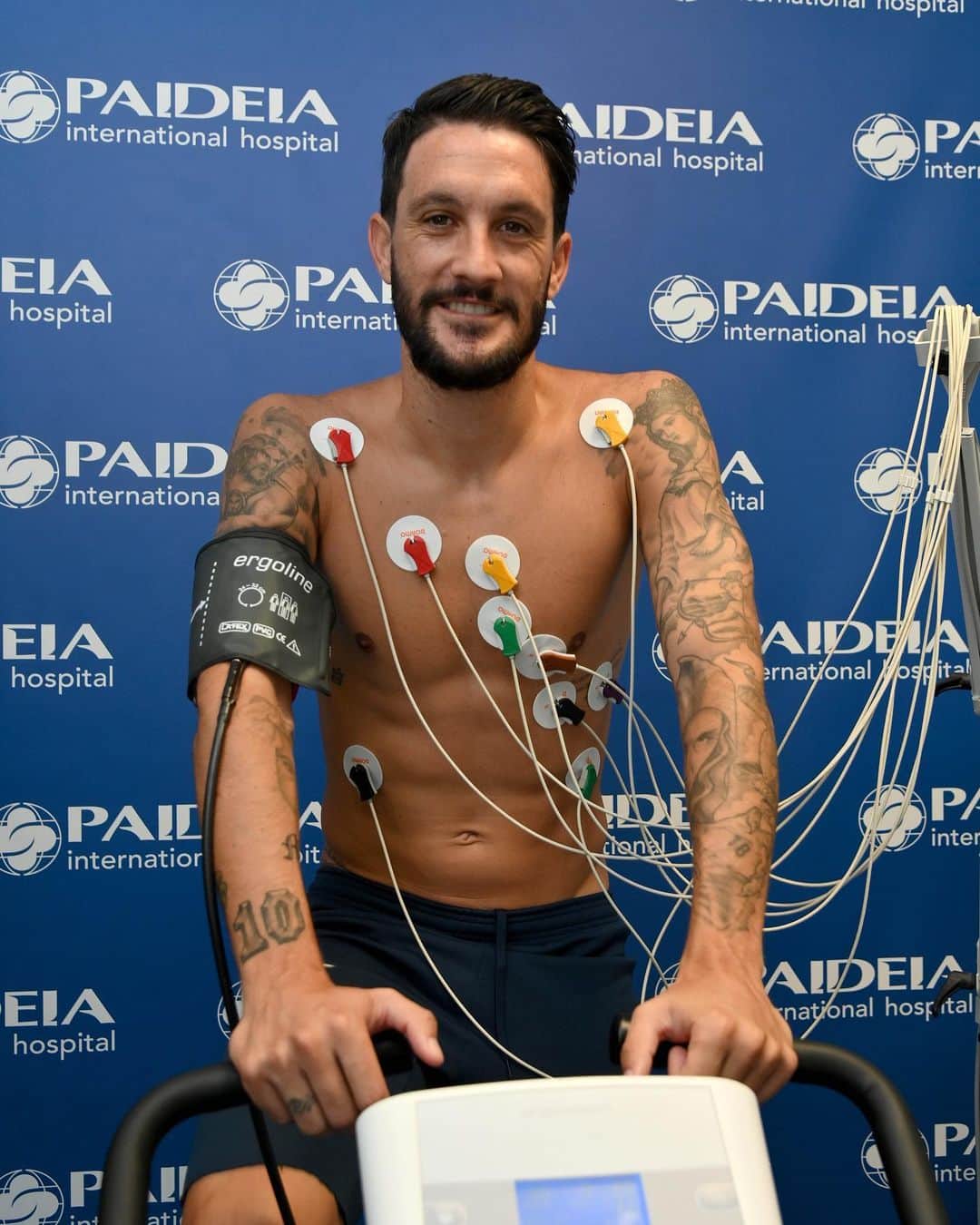 SSラツィオのインスタグラム：「✅ Altra giornata di test al Lazio Lab del Training Center di Formello e a @isokinetic_officialpage @paideia_international_hospital   🔜 Domani si parte per Auronzo di Cadore 🏔️」