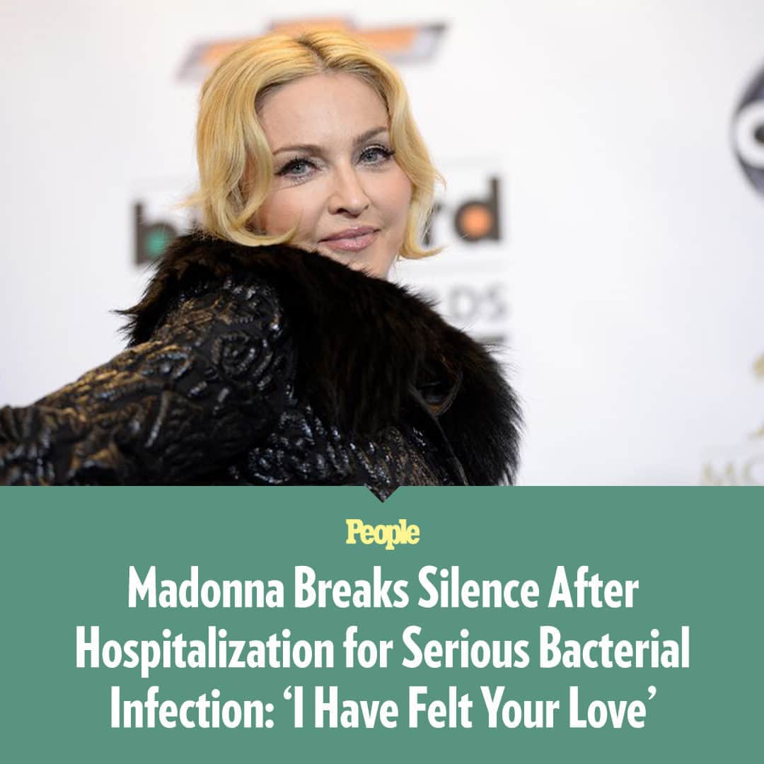 People Magazineさんのインスタグラム写真 - (People MagazineInstagram)「Madonna is speaking out after being hospitalized late last month due to a "serious bacterial infection." 🙏 In recent social media post, the Queen of Pop thanked her fans for their "positive energy, Prayers and words of healing and encouragement."  Tap our bio link to read more. | 📷: Getty」7月11日 1時45分 - people