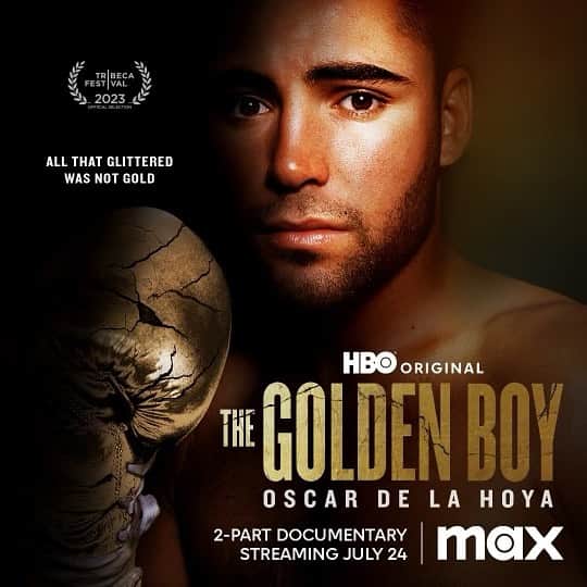 ホーリー・ソンダーズのインスタグラム：「All that glittered was not gold. The Golden Boy, a shocking 2-part documentary on legendary boxer @oscardelahoya premieres July 24th on @StreamonMax. #TheGoldenBoyHBO」