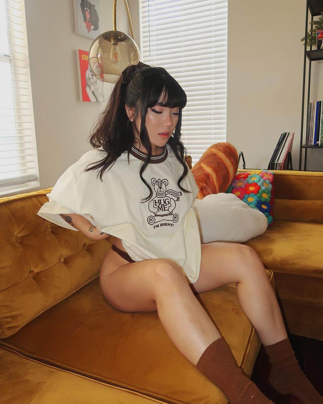 Marycakeのインスタグラム：「bear hug? 🧸 @pleasures」