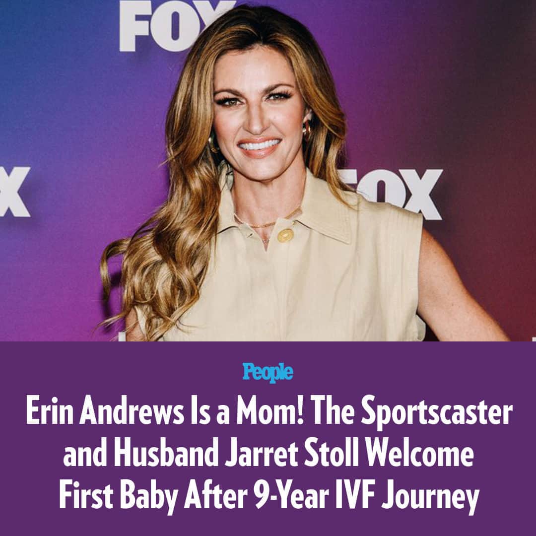 People Magazineさんのインスタグラム写真 - (People MagazineInstagram)「Erin Andrews is offiically a mom after a years-long journey. 🙌 The FOX sportscaste and her retired NHL player husband Jarret Stoll have welcomed their first baby, a son, via surrogate, a rep for the pair confirmed to TODAY.  Tap our bio link to read more! | 📷: Nina Westervelt/Getty」7月11日 3時15分 - people