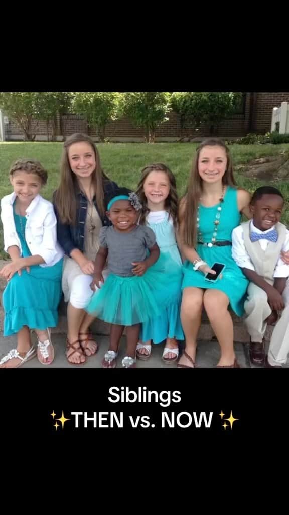 Brooklyn and Baileyのインスタグラム：「Made this a while back but I can’t get over the fact that the McKnight siblings are growing up😭 who do you think had the biggest glow up??」