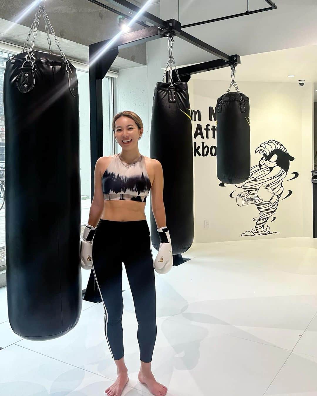平野杏梨のインスタグラム：「キックボクシングめちゃ好き☺️ ちゃんと続いてる🫶🏽  #キックボクシング#ジム#ダイエット#トレーニング#トレーニングウェア」
