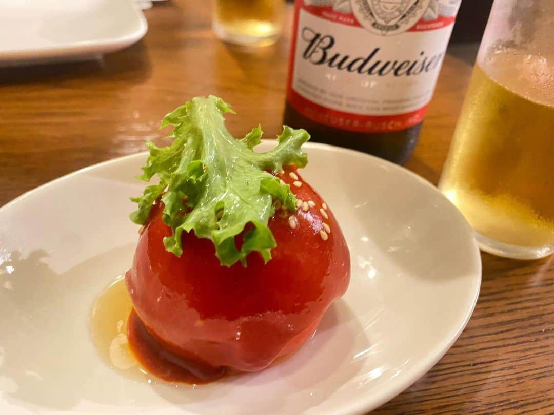 うさゆいのインスタグラム：「.  トマトキムチ🍅🍅🍅」