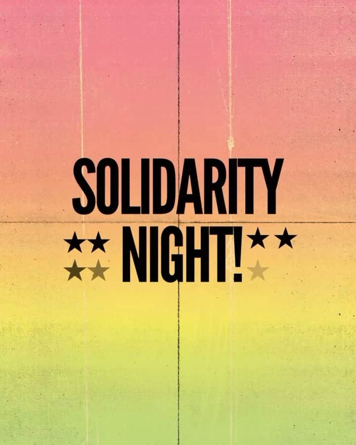 ベン・スティラーのインスタグラム：「Join the @tusctogether coalition and me for a festive night of UNION SOLIDARITY this SATURDAY JULY 15TH!! We are all in this together, so let’s get together!  ALL PROCEEDS BENEFIT CREW HEALTHCARE!   DJs & DANCING! FOOD TRUCKS sponsored by SEVERANCE and THE LAST OF US, plus more! BARS! (Thank god!) RAFFLE & AUCTION items: Taylor Swift tix! A hang with Woody Harrelson at his dispensary The Woods! Items by Mel Brooks, Spike Jonze & Lena Dunham & much, much more! FISHBONE LIVE PERFORMANCE! & TONS OF SPECIAL GUESTS!  **FREE ENTRY, FOOD AND DRINK FOR ALL @IATSE & @TEAMSTERS!!!**  RSVP REQUIRED at tusctogether.com for ADDRESS (!!) and full info!   #UnionStrong #WGAstrike」