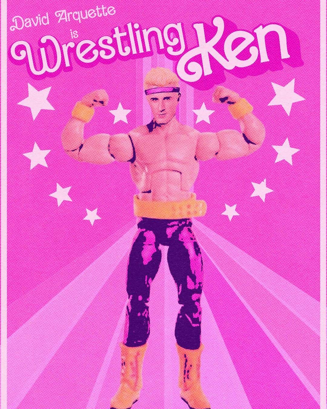 デヴィッド・アークエットさんのインスタグラム写真 - (デヴィッド・アークエットInstagram)「The @thedoodlinkid strikes again. #wrestlingken #barbie」7月11日 7時49分 - davidarquette