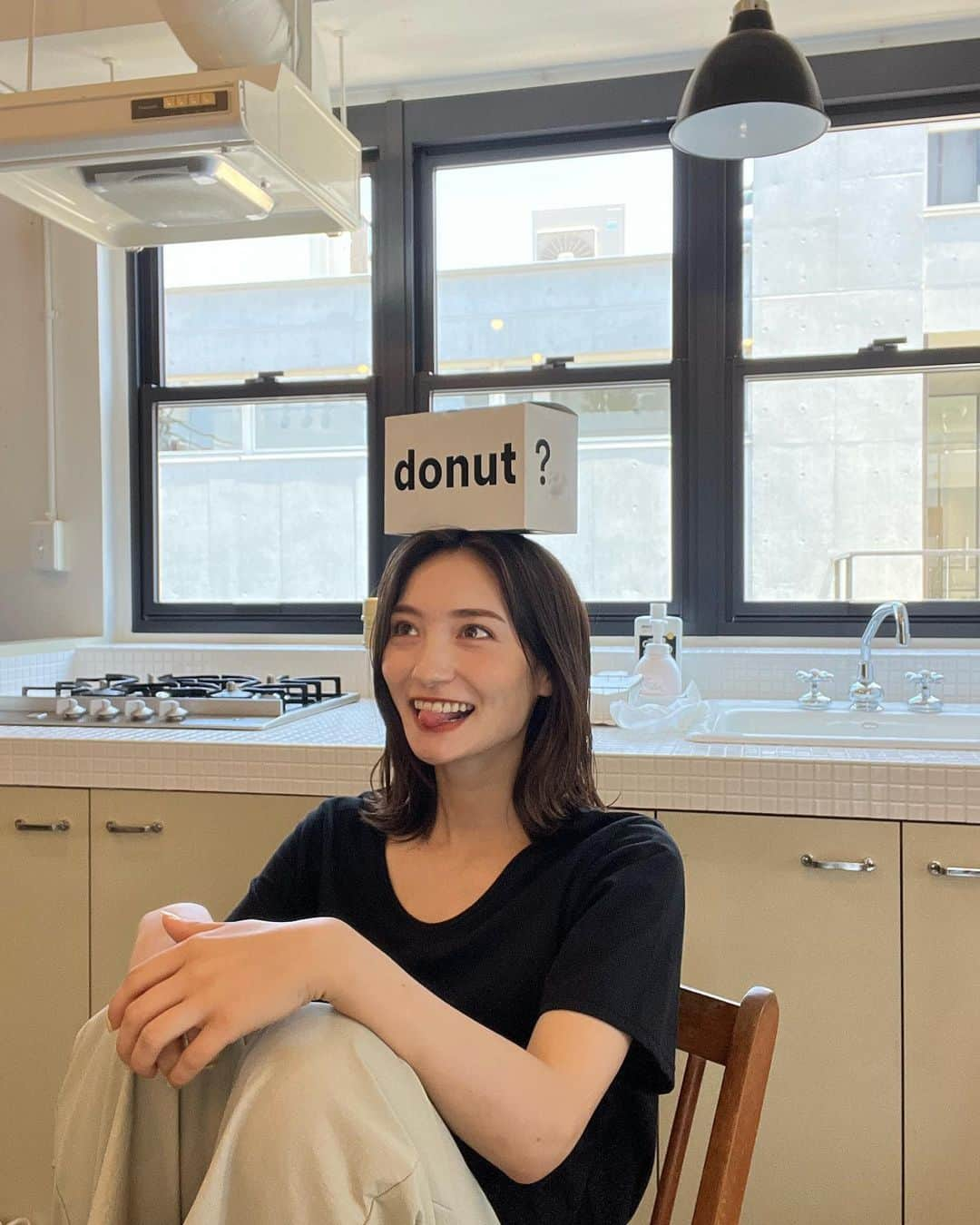 山神アリシアさんのインスタグラム写真 - (山神アリシアInstagram)「I’M DONUT? 🍩🍩🍩  #imdonut #ドーナツ」7月11日 8時06分 - aliciayamagami