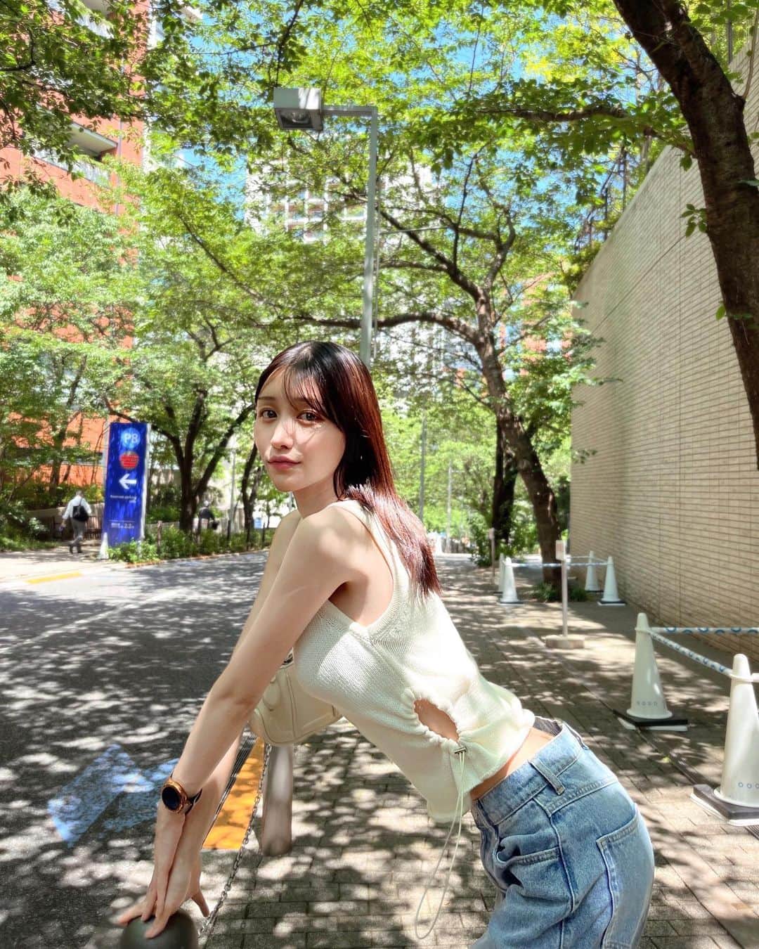 荒山みなみのインスタグラム：「いまさっき🫠とけちゃうよ〜」