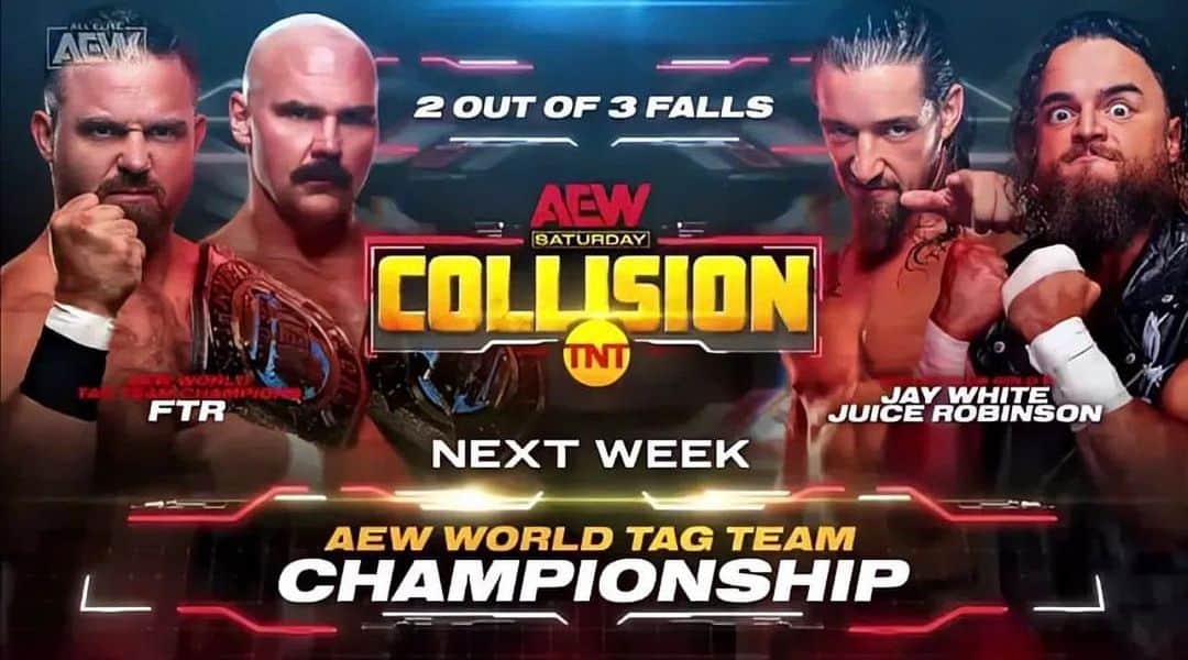 ジェイ・ホワイトのインスタグラム：「#GunnsUp👆 #AEWCollision」