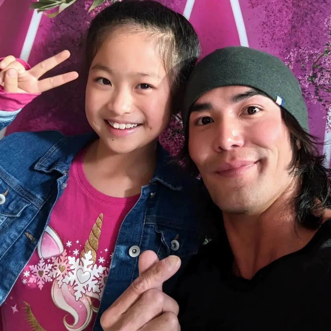 ルーディ・リンのインスタグラム：「The little princess and I.」