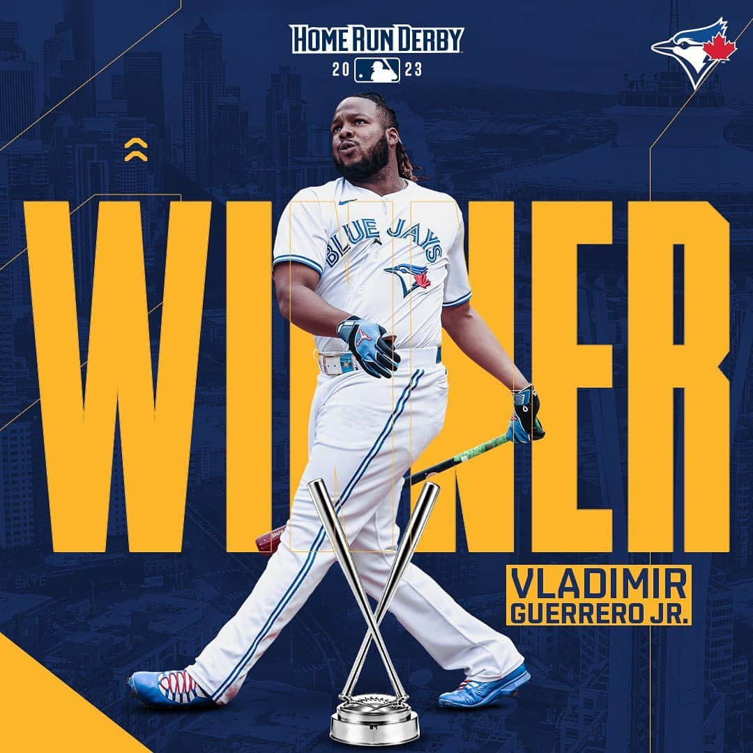 トロント・ブルージェイズさんのインスタグラム写真 - (トロント・ブルージェイズInstagram)「Pacific NorthBEST 💥 Vladdy wins the 2023 #HRDerby!」7月11日 11時53分 - bluejays