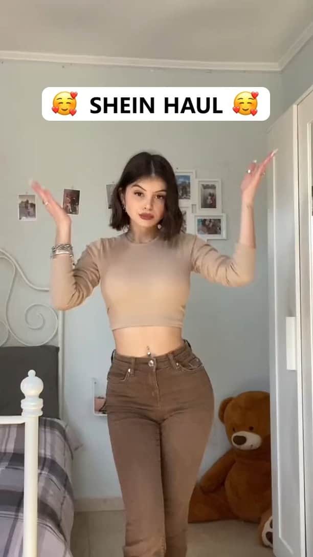 SHEINのインスタグラム：「@elena.petrin is haul party-ready with 🔥 fits to get the function started! 🥳💃 Which look is a whole party mood? 👇   🔎10999958 10169487 10925796 12885057 10694214 7185512 11162347 10009741 10887132 11764453 13026318  #SHEIN #SHEINforAll #SHEINstyle #fashion #chic」