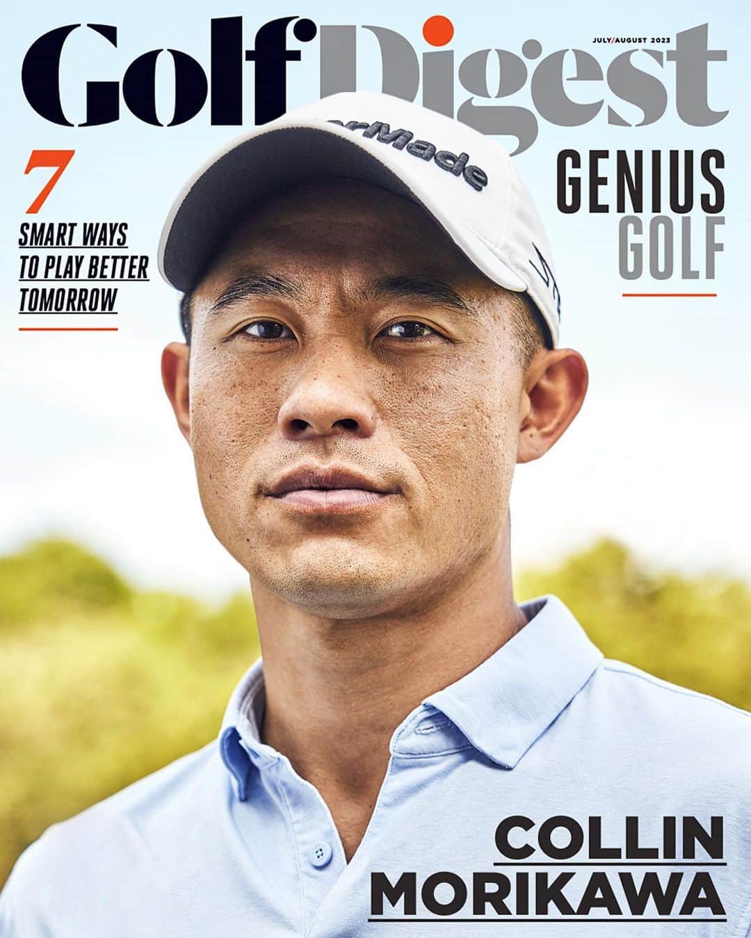 コリン ・モリカワのインスタグラム：「Think smarter and play better. ✍️ Our latest cover star, @collin_morikawa, shares clever ways you can improve your game without countless hours of practice. Read his tips at the link in our bio.」