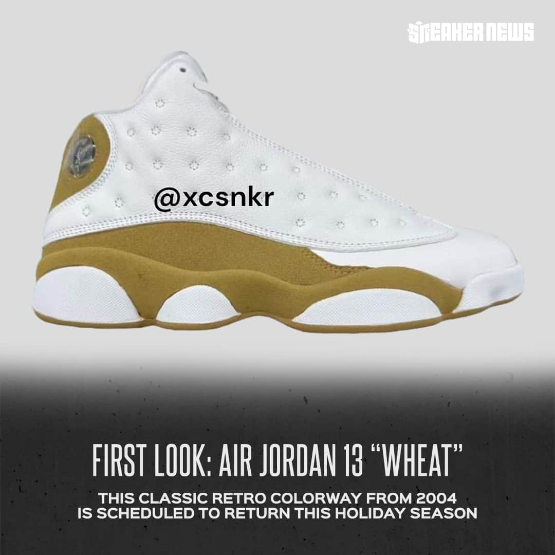 Sneaker Newsさんのインスタグラム写真 - (Sneaker NewsInstagram)「Did you own the 2004 release?⁠ Tap the link in our bio for more details on the Air Jordan 13 "Wheat".」7月11日 23時34分 - sneakernews