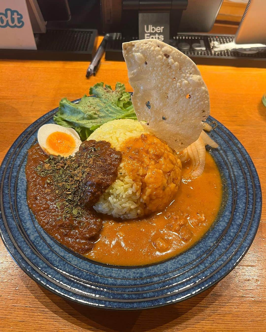 別府ともひこのインスタグラム：「マキオカリーうまうまでした😋」