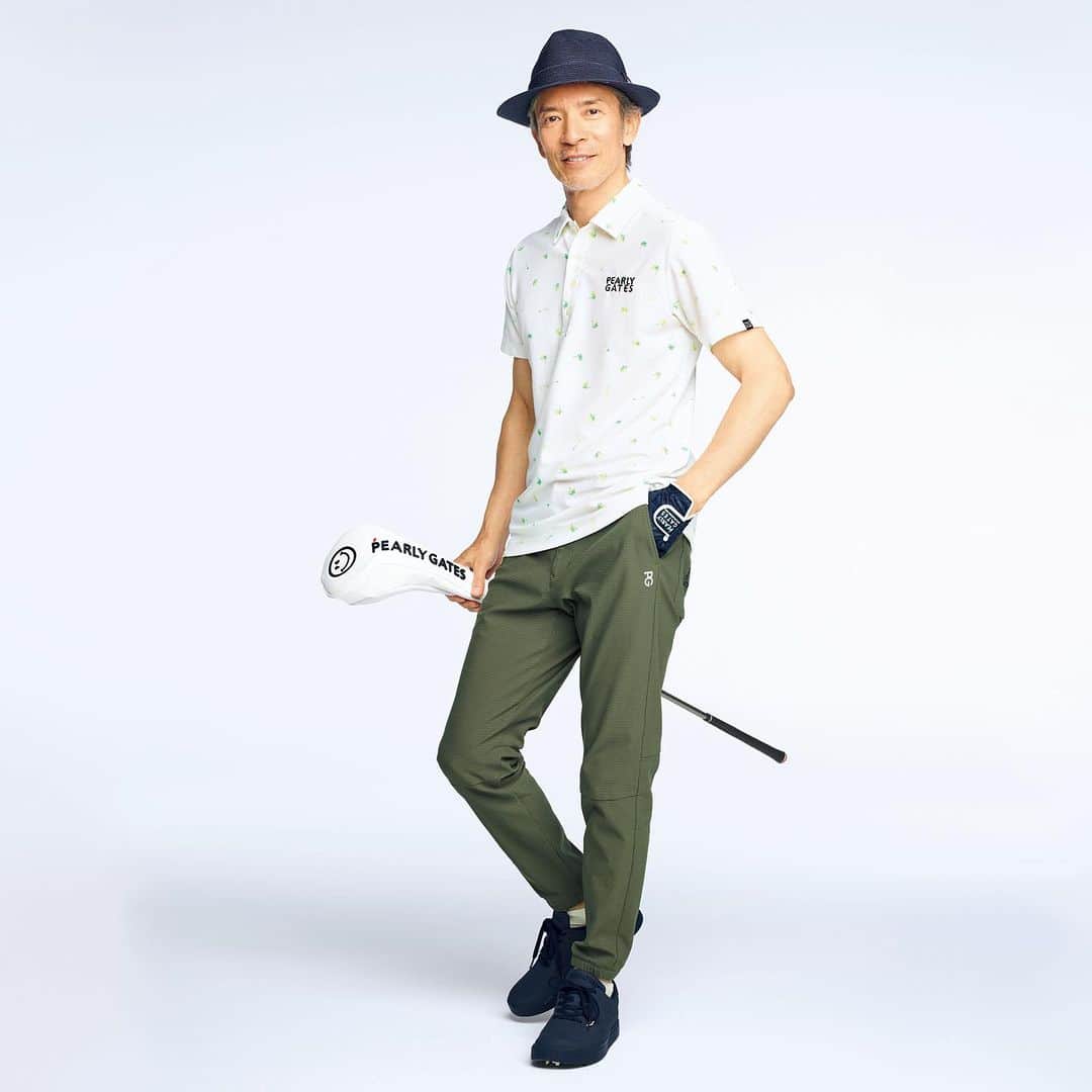 のインスタグラム：「TRUTH OF MID SUMMER.  #pearlygates#summercollection#golf#golffashion#golfstyle#summeraccessories#summer23#パーリーゲイツ#ゴルフ#ゴルフウェア#ゴルフファッション」
