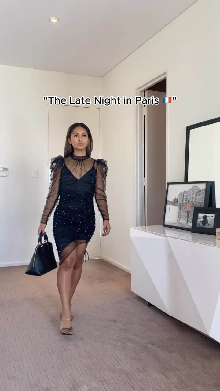 シェネルのインスタグラム：「Different date night vibes...or just me vibes lol 🍷  #datenight #fashionstyle #pickanoutfit #stylefashion #datenightoutfit #fashioninspo #toomanyoptions」