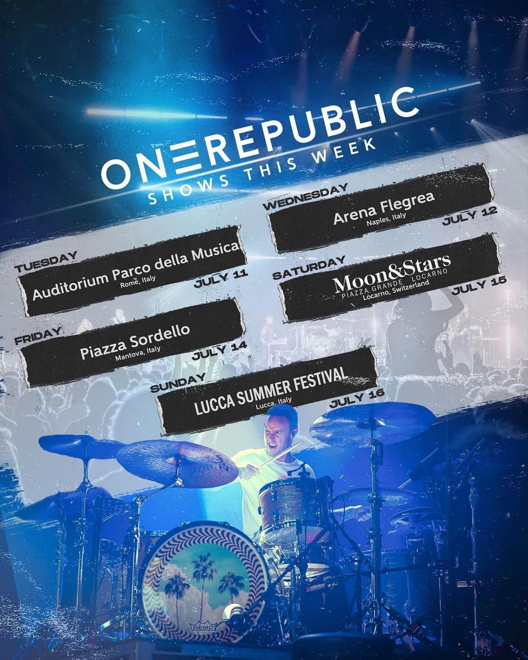 OneRepublicのインスタグラム：「This week. Who we seeing?」