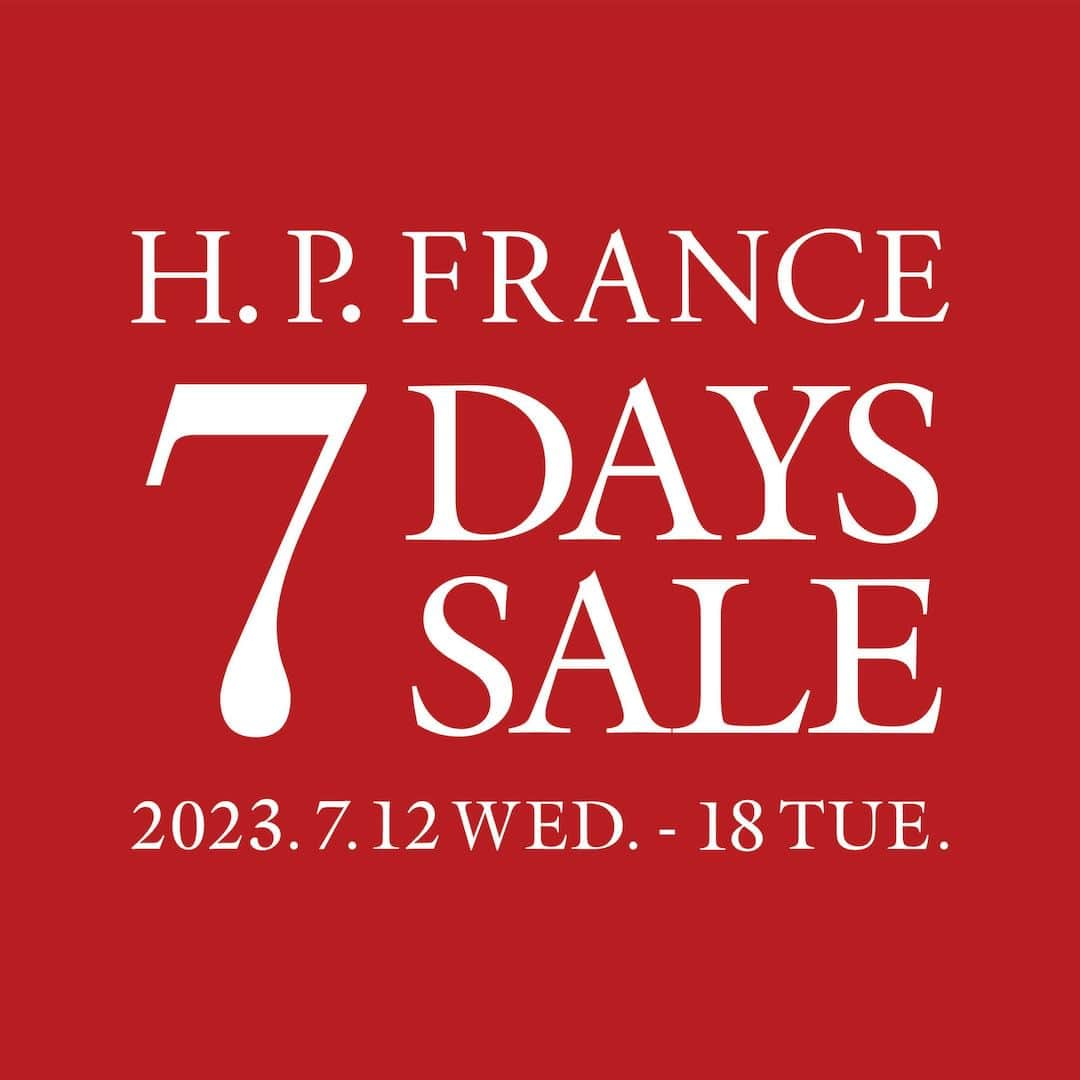 HPFRANCE　アッシュペーフランスさんのインスタグラム写真 - (HPFRANCE　アッシュペーフランスInstagram)「7月12日(水)〜18日(火)、広島三越1階にて期間限定のH.P.FRANCEスペシャルセールを開催します。洋服をはじめ、バッグやアクセサリーなどのファッション雑貨を30〜70%OFFにてご提供いたします。この機会にぜひお越しください。  ■開催日時: 7月12日(水)〜7月18日(火) 10:30-19:30 ■広島三越 1階ステージ（広島県広島市中区胡町5-1） ■参加ブランド: @juanadearco.jp / ANATOMY OF HEARING / déim / ライチ」7月11日 18時40分 - hpfrance_official