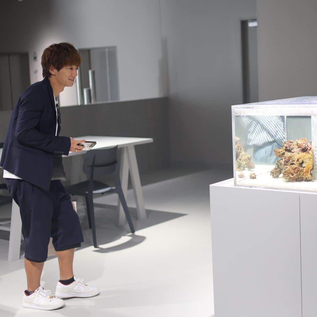 大倉士門さんのインスタグラム写真 - (大倉士門Instagram)「こないだ、北海道札幌に 7月20日からオープンする水族館 AOAO SAPPOROに オープン前に見学させてもらった🐠✌️ 閉館前の水族館には行くことできても 開館前の水族館にはなかなかないし、 しかも、いかにも水族館におるで！って感じではなく、海の世界にこちらがいるで！って感じ。バックヤードに入り込んでる感覚になれるゾーンもあり、 水族館好きの僕、楽しい時間を過ごせました🐠🏃‍♂️ 北海道、そんな頻繁に行けることはないけど またオープン後に行ってみよう! ええ時間でした!😆✌️」7月11日 19時49分 - shimonsmile