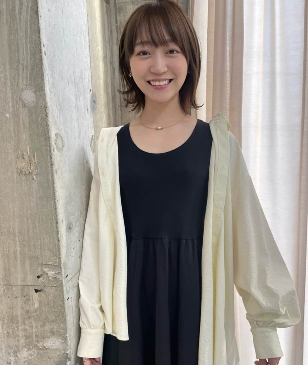 土路生優里のインスタグラム：「美容院で外はねしてもらいました🧏🏻‍♀️♡ 髪色もかわいい。  いつもありがとうございます🌝」