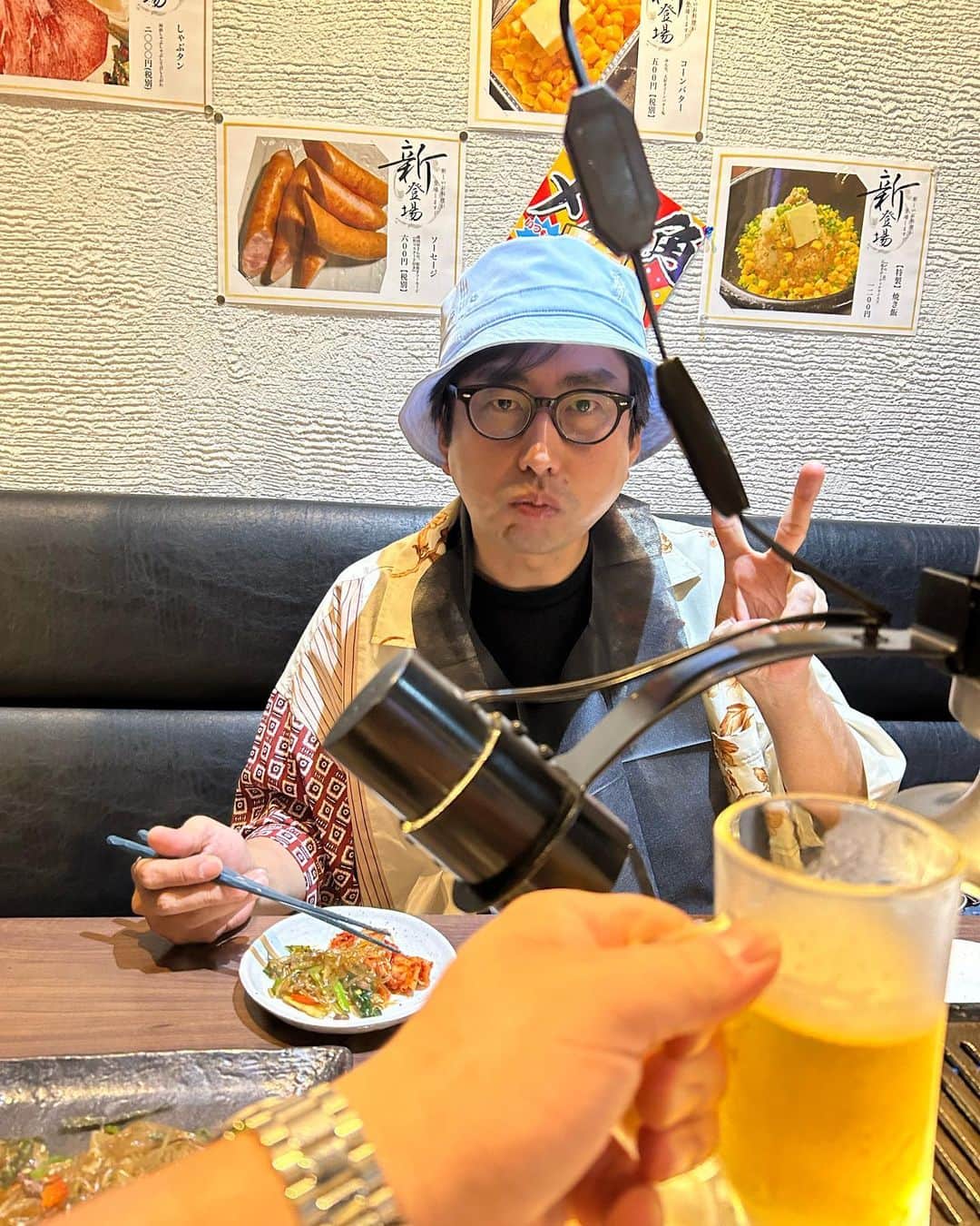 のインスタグラム：「今日はこの人と焼肉」