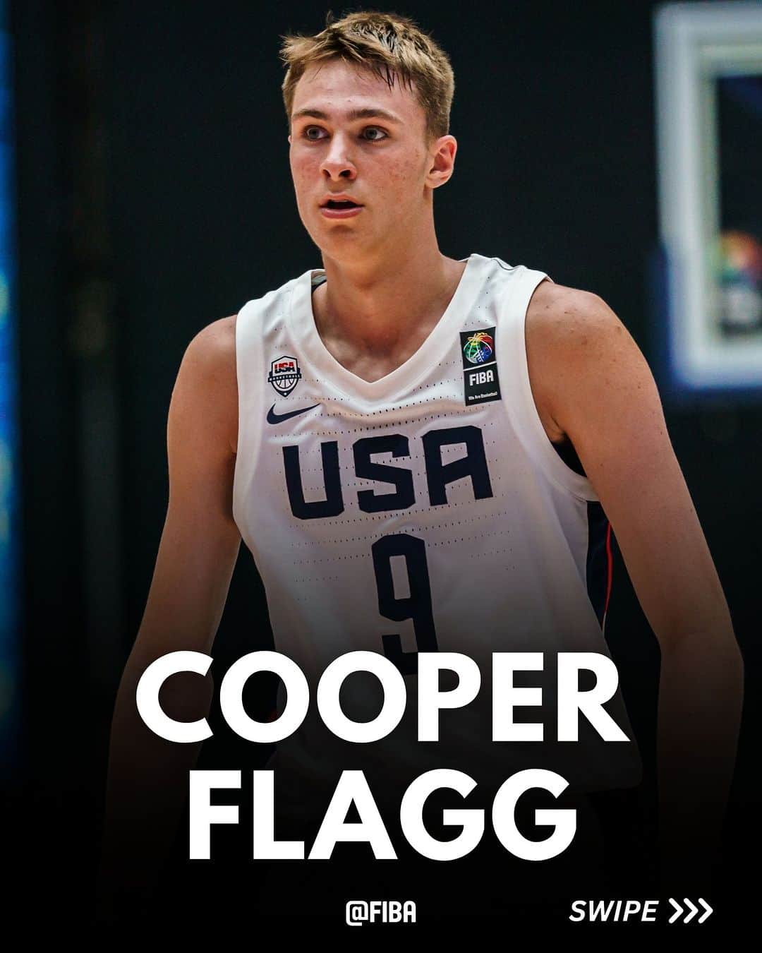 FIBAさんのインスタグラム写真 - (FIBAInstagram)「Cooper Flagg is a 𝐌𝐄𝐍𝐀𝐂𝐄 😤  Throwback to his #FIBAU17 2022 campaign with Team USA 🇺🇸」7月11日 21時10分 - fiba