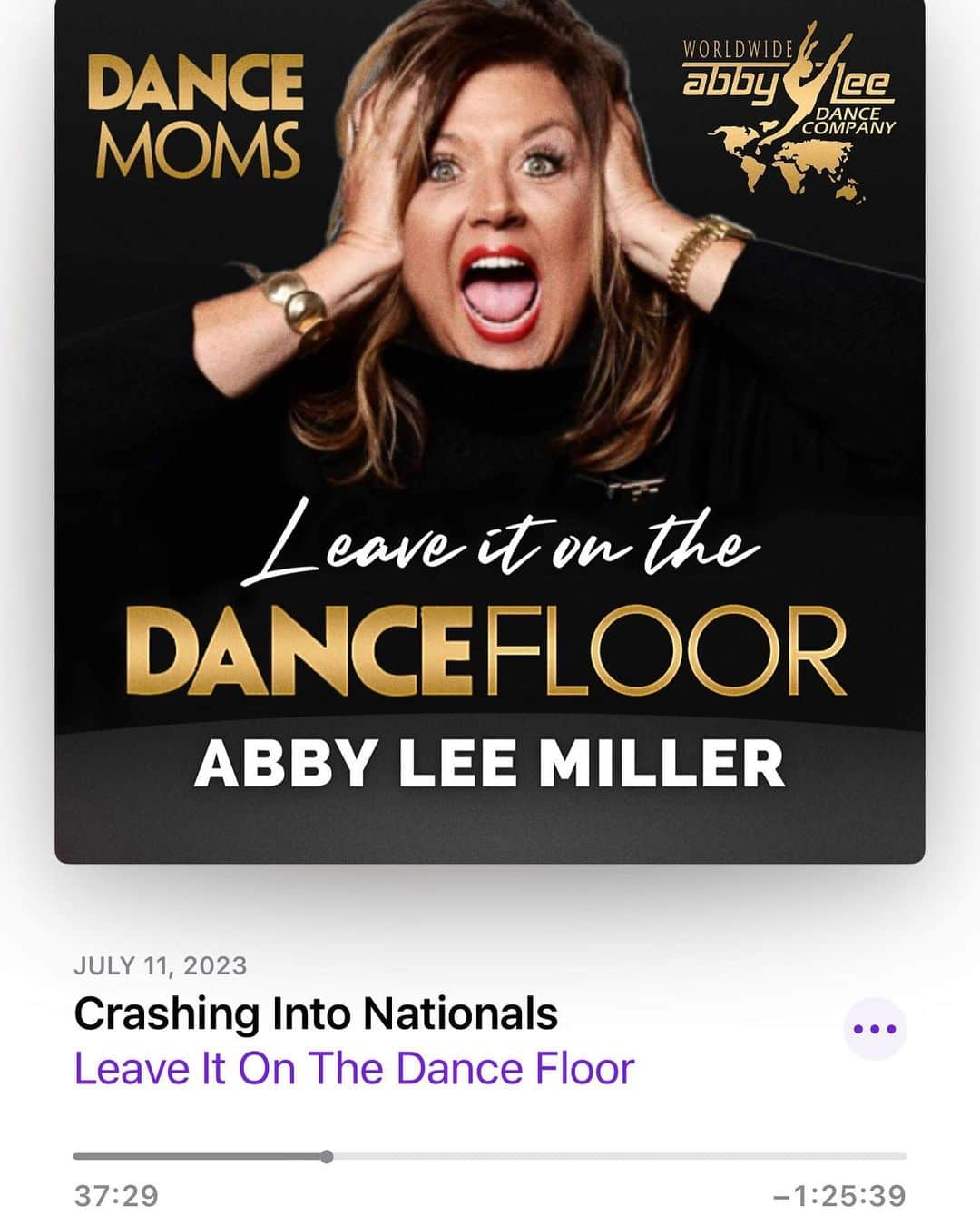 アビー・リー・ミラーさんのインスタグラム写真 - (アビー・リー・ミラーInstagram)「We’re crashing head-on into NATIONALS this week on #LeaveItOnTheDanceFloor 🎙️ tune in to hear all the behind the scenes scoop on every little piece of this fan-favorite episode of #DanceMoms wherever you get your podcasts! #nationals90210 #grateful   Whenever I’m asked what my favorite routine I’ve ever choreographed is, I always come back to #TheLastText while listing my Top 10 - You could hear a pin drop in that theater. Every single member of the team including myself and @giannamartello made the audience feel something. And THAT is art! 👏🏼 #aldc #aldcalways #aldcproud #proudteacher #abbylee #abbyleemiller #aldcla #aldcpgh #abbyleedancecompany #leaveitonthedancefloorpodcast」7月11日 21時17分 - therealabbylee