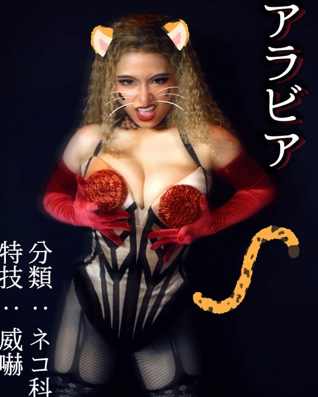 MARIA-Eさんのインスタグラム写真 - (MARIA-EInstagram)「⁡ ファンの方が作ってくれた ネコ科の猛獣アラビア🤣🤣🤣 ⁡ "シャーーーーーッ"って言ってそうwww ⁡ 最高、ありがとう🤣😘🫶 ⁡ ⁡ #ムーランルージュザミュージカル #アラビア #MARIA_E #MoulinRougeTheMusical #Tokyo #帝国劇場 #帝劇」7月11日 21時24分 - maria.eeee