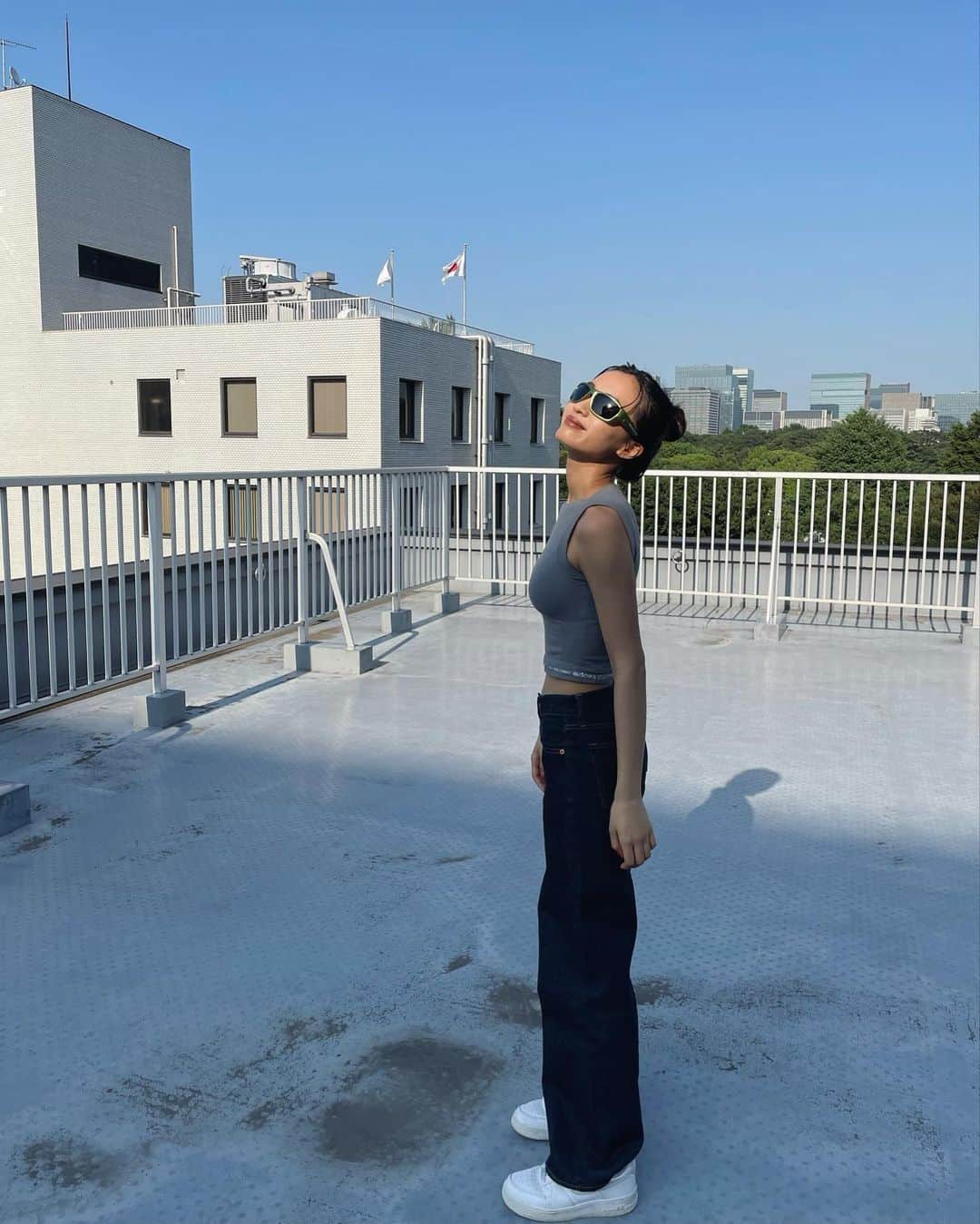玖瑠実さんのインスタグラム写真 - (玖瑠実Instagram)「🐧🥵  #beautifulpeople  #moussy #grungeglasses #nike」7月11日 21時25分 - kurumi_0125_