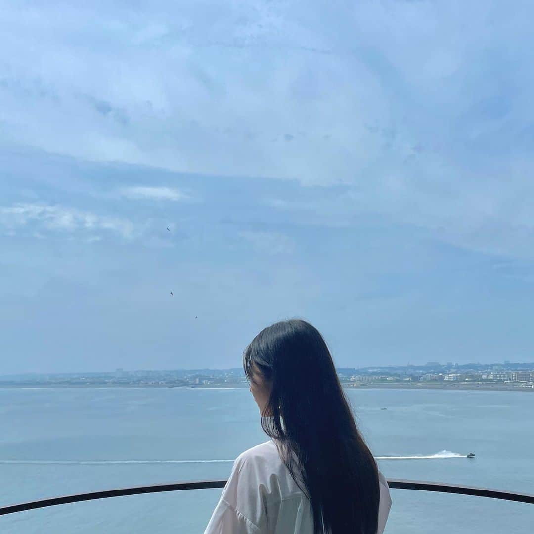 中心愛さんのインスタグラム写真 - (中心愛Instagram)「夏だねって感じ  #夏 #海 #空 #江ノ島」7月11日 21時34分 - corocoro0317