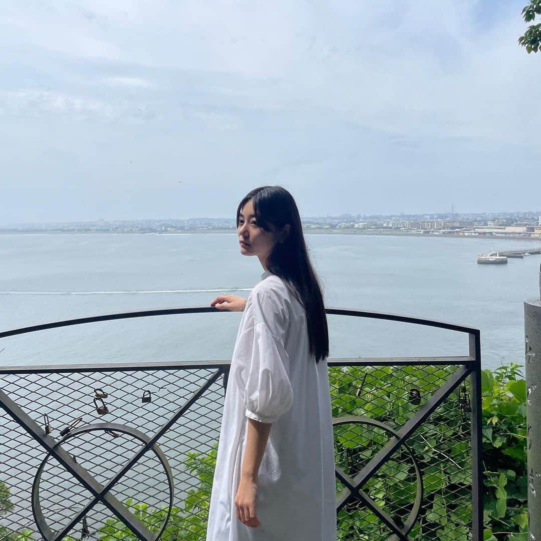 中心愛さんのインスタグラム写真 - (中心愛Instagram)「夏だねって感じ  #夏 #海 #空 #江ノ島」7月11日 21時34分 - corocoro0317