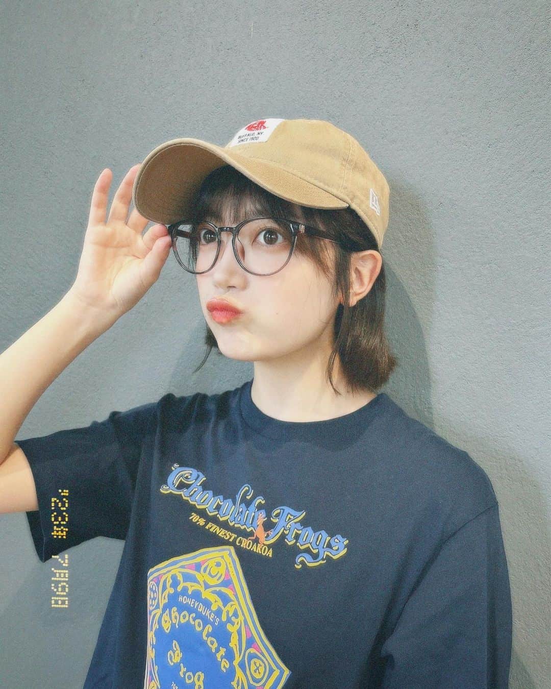 のインスタグラム：「🍫 ハリポタTシャツ🪄  #蛙チョコ #カエルチョコ #ハリポタコーデ #ハリポタツアー」