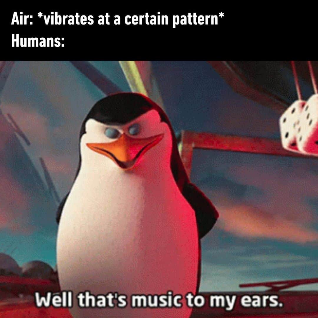 のインスタグラム：「now this is a banger🤘  - #music #sounds #air #memes #9gag」