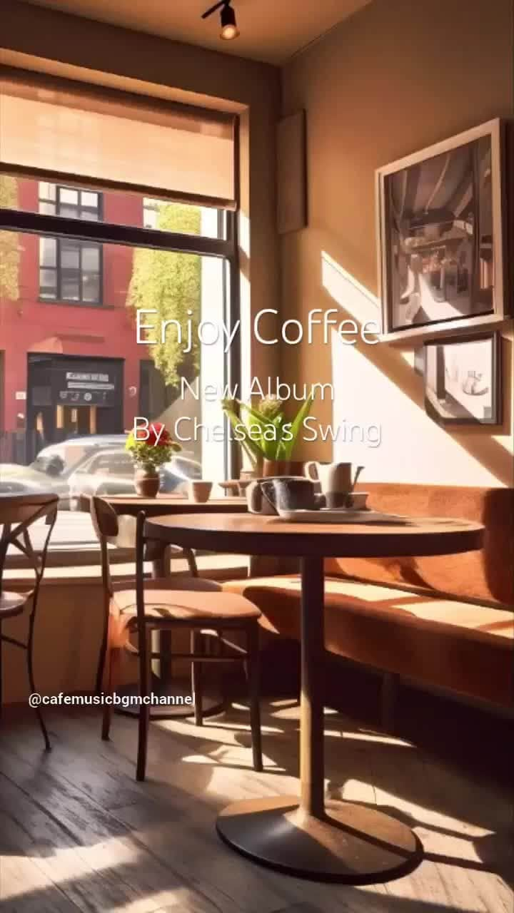 Cafe Music BGM channelのインスタグラム：「Indulge the Vibes of Chelsea's Swing with 'Enjoy Coffee' Album ☕️ #SmoothJazz #NewRelease #Shorts 💿 Listen Everywhere: https://bgmc.lnk.to/fesS3fNd 🎵 Chelsea's Swing: https://bgmc.lnk.to/KfGBBFdh  ／ 🎂 New Release ＼ June 30th In Stores 🎧 Enjoy Coffee By Chelsea's Swing」