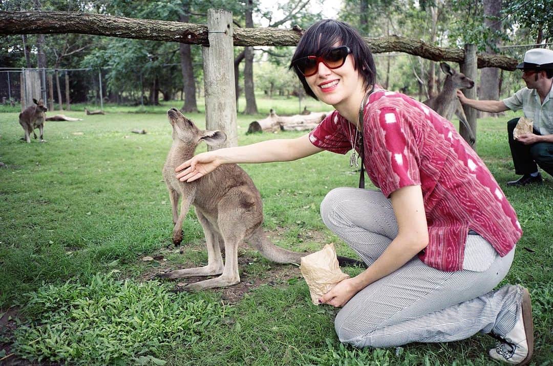 ヤー・ヤー・ヤーズのインスタグラム：「We are so psyched to get back to you Australia! The countdown is ON. Also where is best to meet a wombat?  Some mems from 2002-2009 via @little_vampire  🐨❤️🇦🇺❤️🐨」