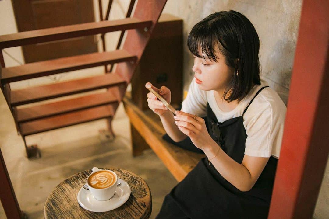 福田瞳さんのインスタグラム写真 - (福田瞳Instagram)「@ayamiotsu ちゃんと。 ご近所デート☺︎ こんなおしゃれなカフェがあったとはっ！知らんかってん。 またいこーね♡」7月12日 9時42分 - fukudahitomi610