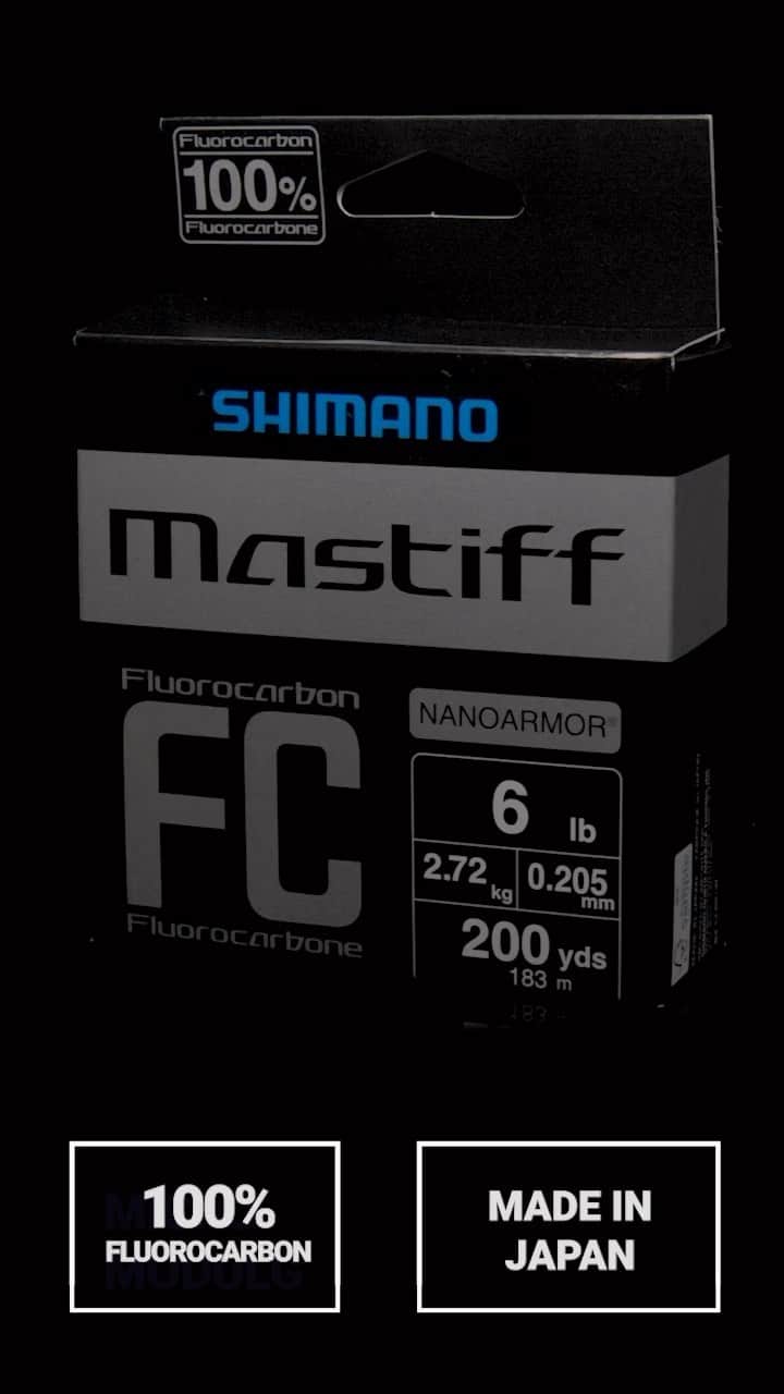 シマノ｜Fishingのインスタグラム：「CONNECTED CONFIDENCE.  Experience Shimano Mastiff FC at link in bio.  #FishShimano #MastiffFC #Fluorocarbon #NewFor2023」