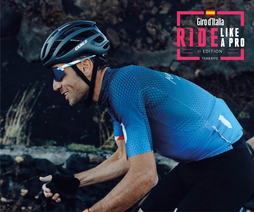 ヴィンチェンツォ・ニバリのインスタグラム：「È fantastico essere l'ambasciatore del Giro d'Italia Ride Like a Pro, che arriverà a Tenerife, in Spagna, il 18 e 19 novembre.   It's great to be the ambassador for Giro d'Italia Ride Like a Pro, which will arrive in Tenerife, Spain, on 18 and 19 November. I'll keep you up to date.  Do you wanna ride with me?  #RideLikeAProSpain #GiroTenerife #granfondo #Tenerife #España」