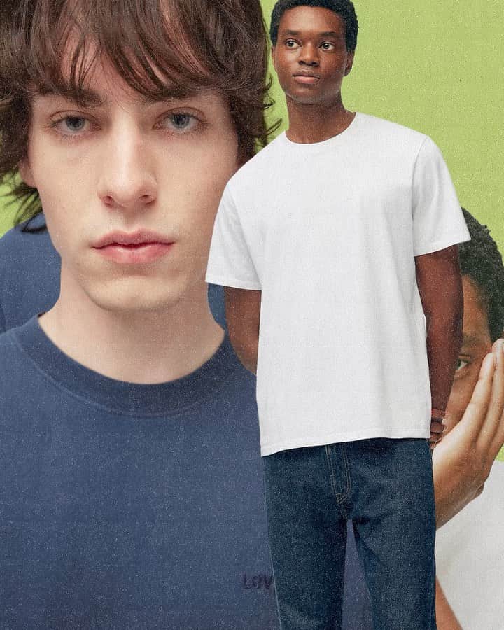 Levi’sのインスタグラム：「’Cause you gotta have tees. So they might as well be the really well-made kind you keep around, season after season.   Hit the link in bio or stories to shop our full range of fits, colors and graphics.」