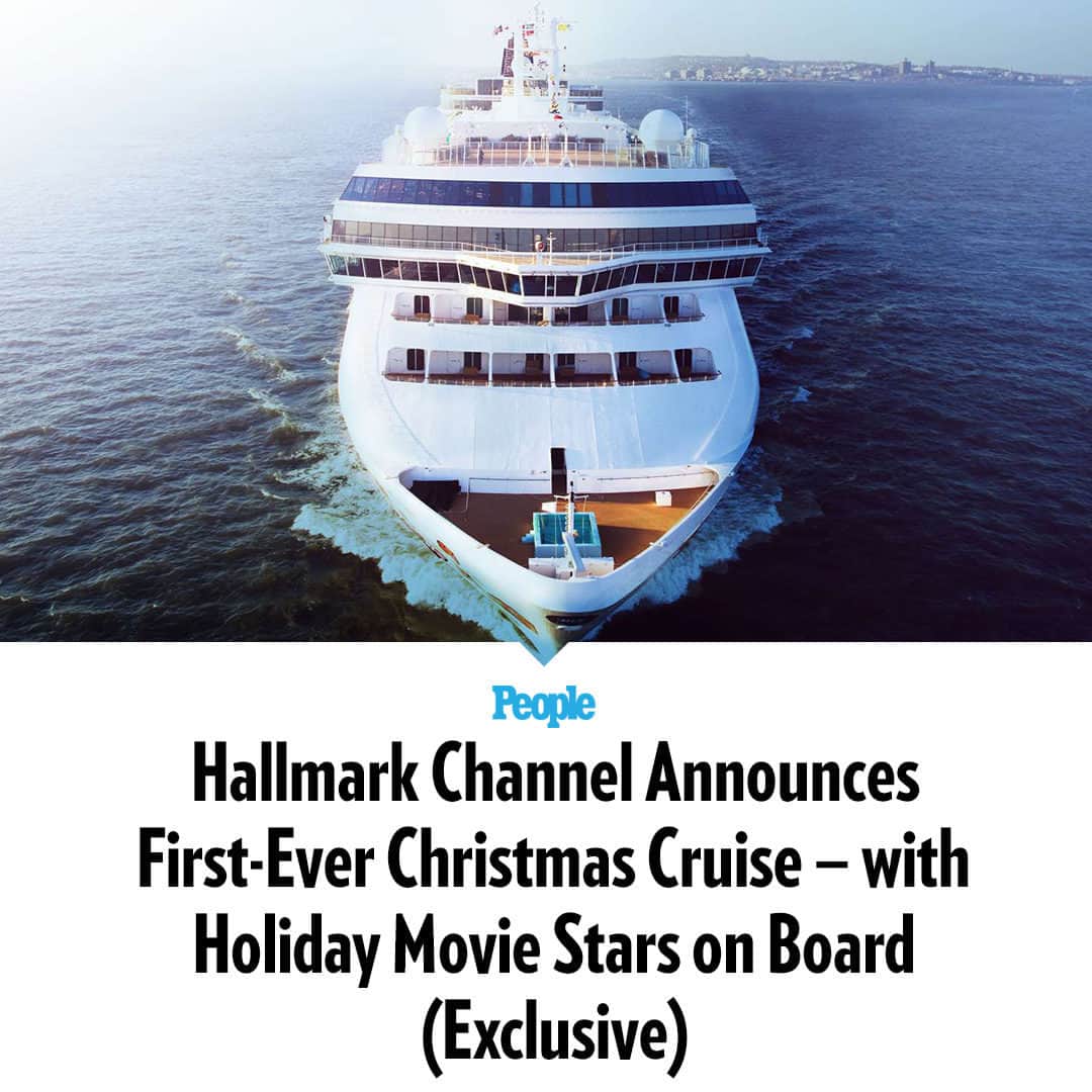 People Magazineさんのインスタグラム写真 - (People MagazineInstagram)「Calling all Hallmark and holiday enthusiasts! The network has announced its first-ever Christmas-themed cruise. The cruise will allow fans to experience the magical world of the network's beloved holiday movies in real life.   Passengers can partake in all manner of seasonal festivities, like Christmas cookie decorating, ugly sweater contests, Hallmark Channel wine tastings, and Christmas “carol-oke.” But the highlight for many will no doubt be getting a chance to meet their favorite actors from Hallmark holiday movies. A not-yet-announced roster of holiday movie regulars will be on board for photo-ops and behind-the-scenes panels.   Fans will also have the exclusive opportunity to attend the premiere of a new Hallmark Channel Countdown to Christmas movie on board. Read more at the link in bio. | 📷: Hallmark」7月12日 2時55分 - people